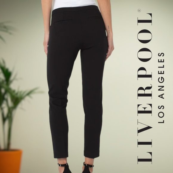 LVPL Liverpool | Pull-On Trouser Mid-Rise | Black | NWT - Picture 2 of 3